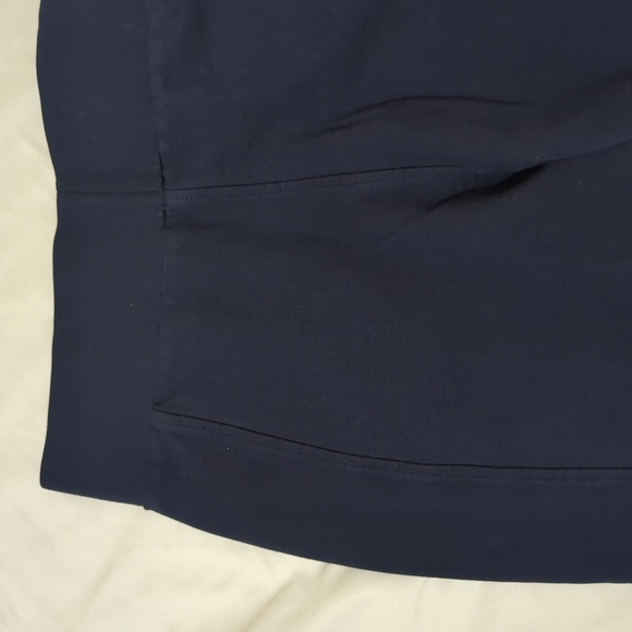 Guess Double Zipper Ponte Pants, Color Navy Size XL - Picture 10 of 12